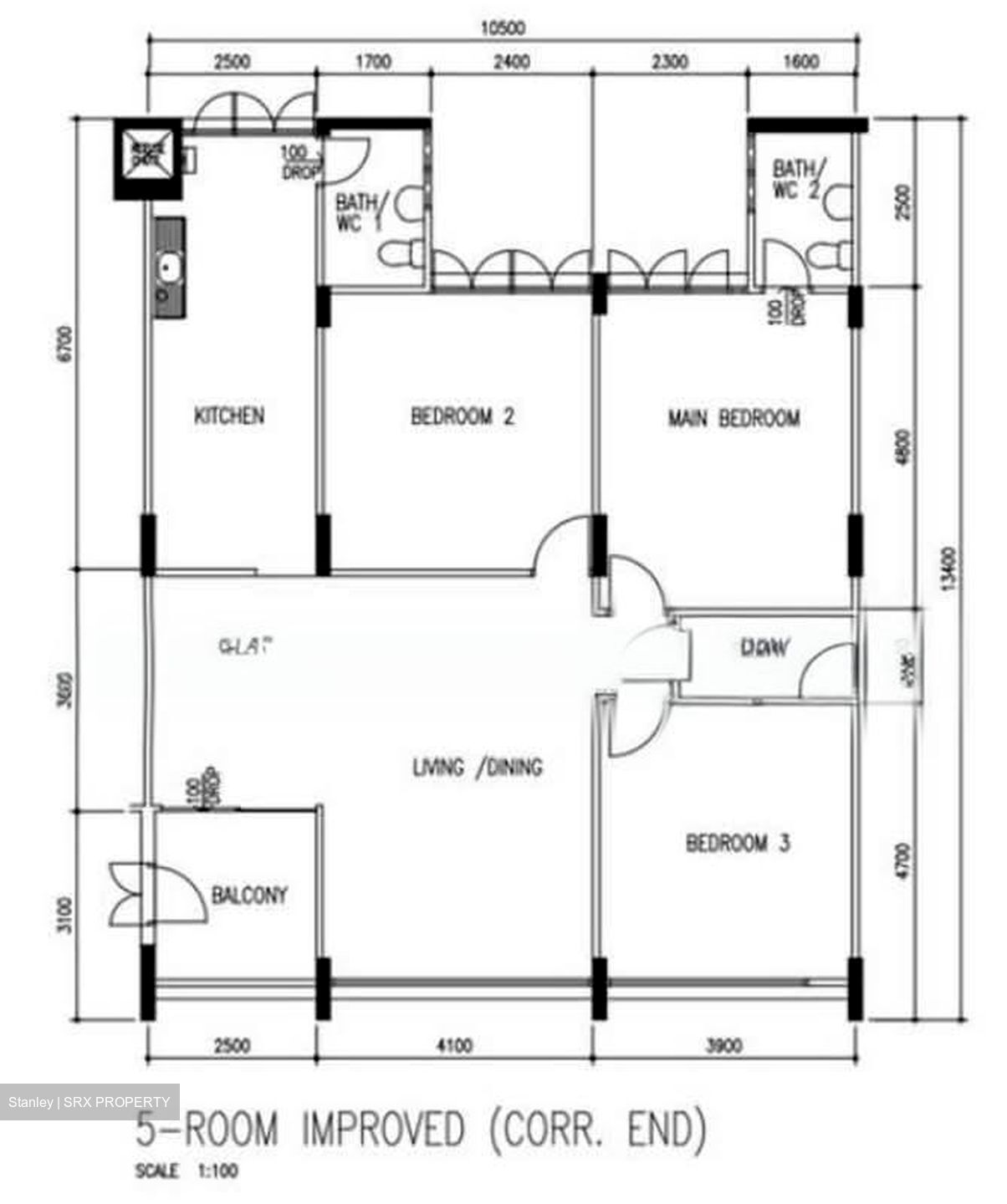 Blk 350 Woodlands Avenue 3 (Woodlands), HDB 5 Rooms #571812631